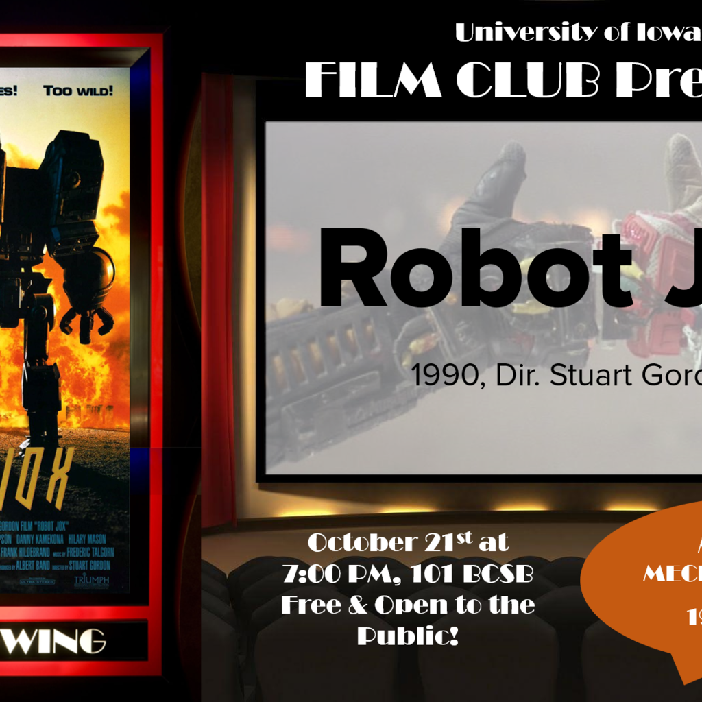 Film Club: ROBOT JOX (1990) promotional image