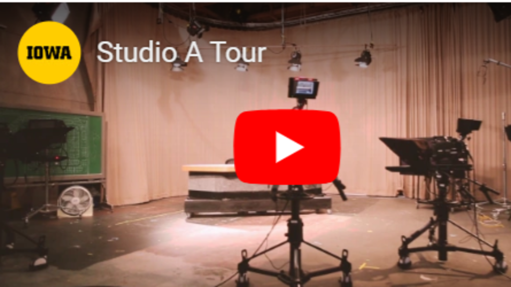 Preview image from Studio A tour video